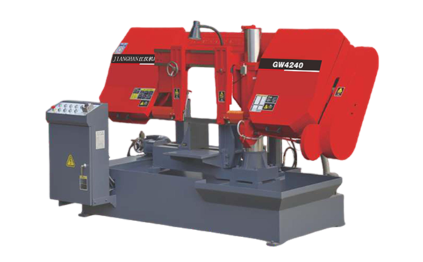 蒙山GW4240双柱卧式带锯床
